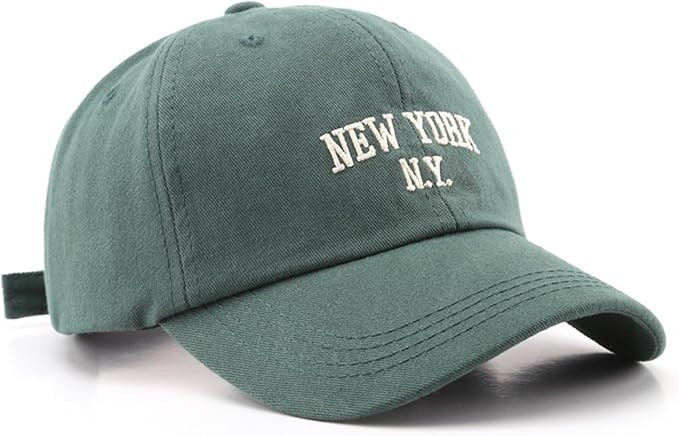 New York Baseball Hat for Women Adjustable Embroidery 100% Cotton Trucker Hats Classic Vintage Ba... | Amazon (US)