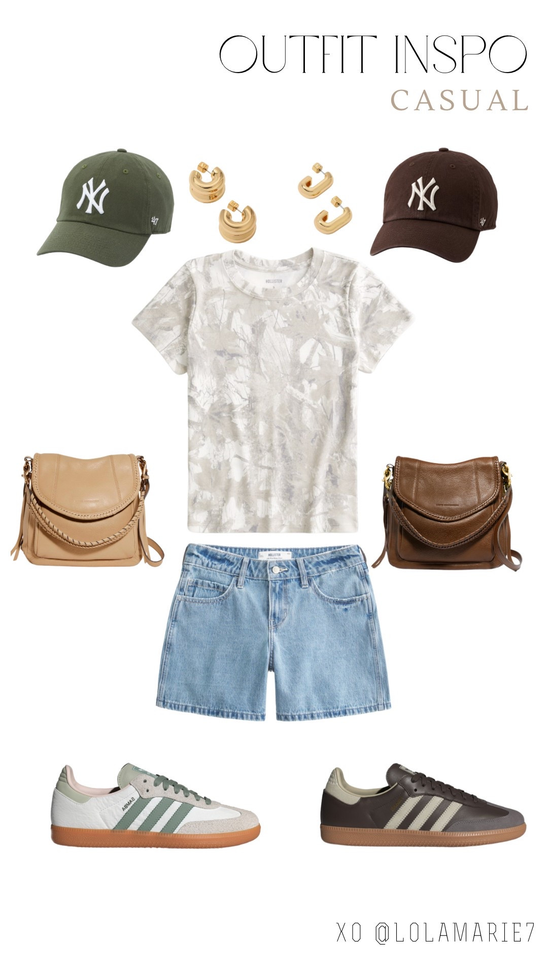 Casual spring/summer outfit inspo! 

#hollister #americaneagle #adidass

#LTKSaleAlert #LTKSeasonal #LTKFindsUnder50