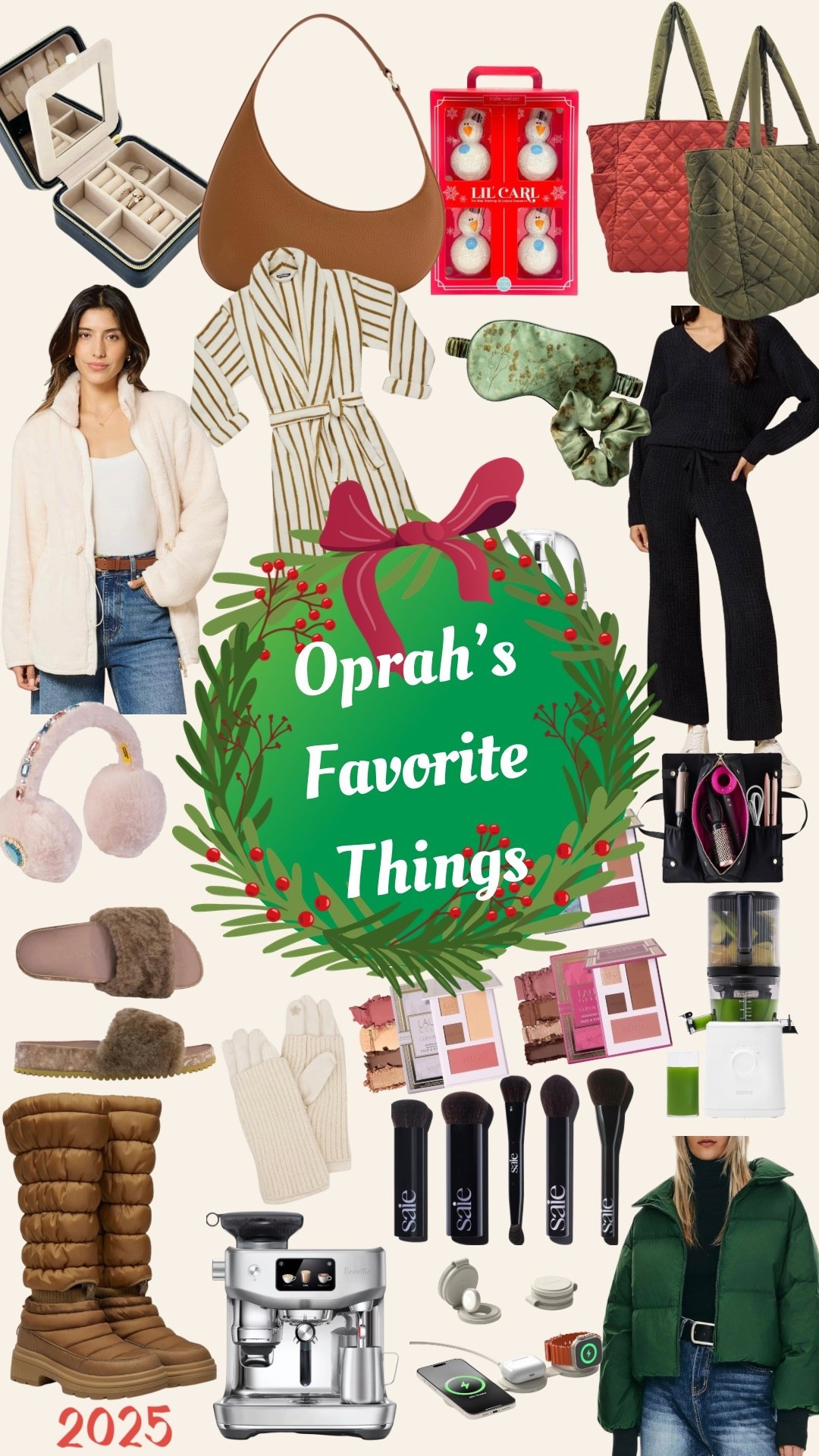 ✨ Oprah’s Favorite Things 2025 ✨
They’re finally here and this year’s list is GOOD. Cozy, chic, and practical. Basically everything we love. From the softest robe and luxe coffee maker to beauty must-haves and travel essentials…these are the gifts everyone will want this season! 🎁
🔗 HERE TO SHOP ➡️ad https://rstyle.me/+GW41efFeyj8HkK-8d3gtyw

Tap to shop each item before they sell out because if Oprah loves it, you know it’s going to fly 💨 

#OprahsFavoriteThings #HolidayGifts #BeccaFritzFinds #GiftGuide #AffordableLuxury #ShopWithBeccaFritz 

#LTKGiftGuide #LTKSaleAlert #LTKHoliday