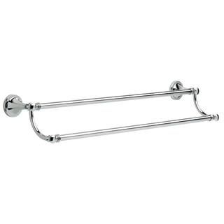 Delta Silverton 24 in. Double Towel Bar in Polished Chrome 132891 | The Home Depot