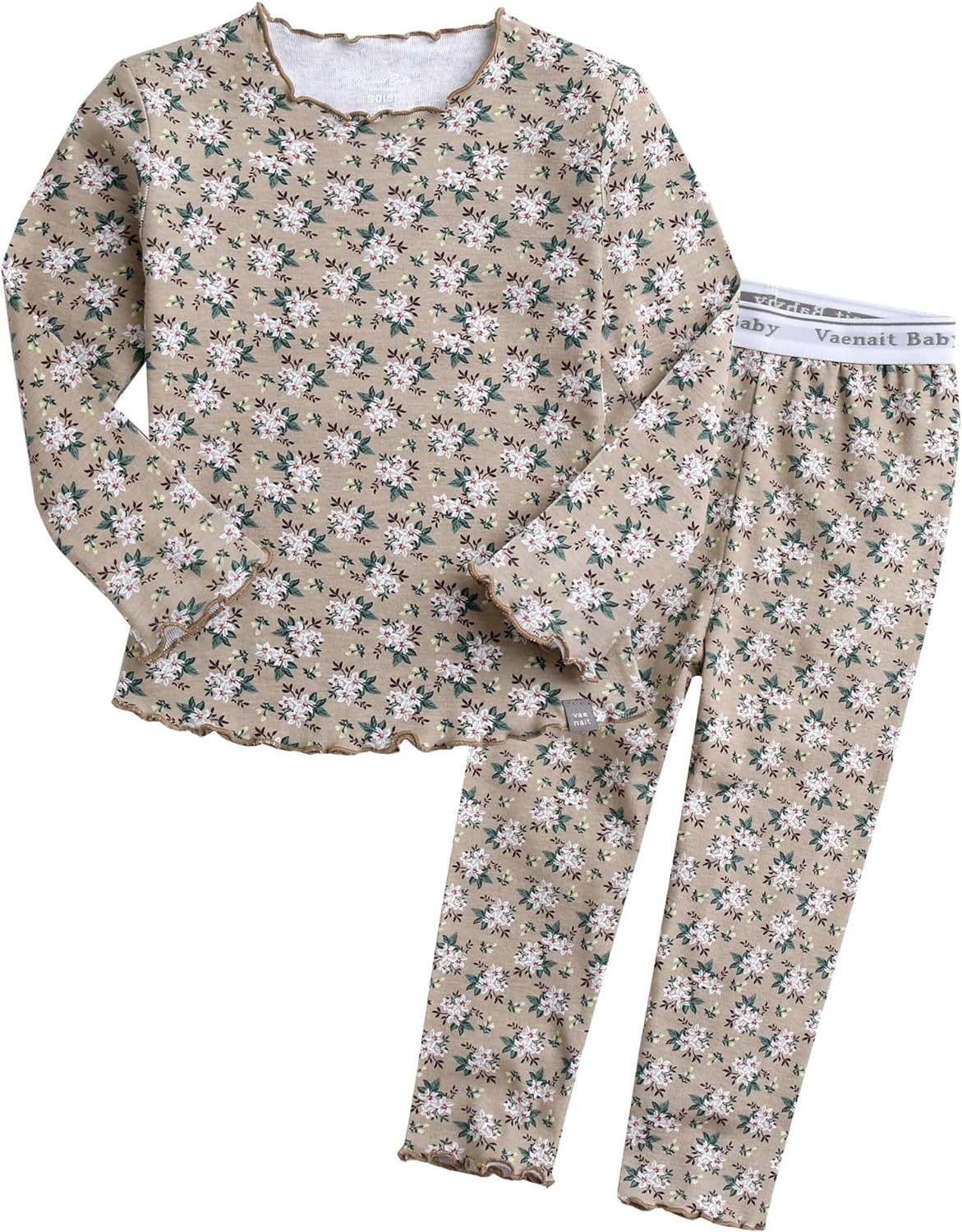 VAENAIT BABY Kids Toddler Junior Girls Flower Rabbit Easter Sleepwear Pajamas 2 Set | Amazon (US)