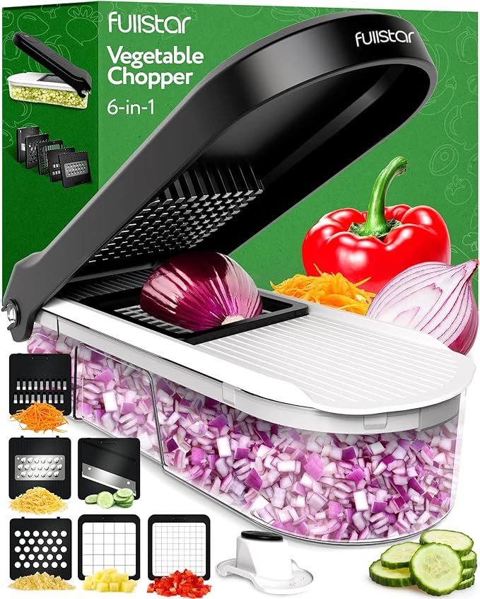 Fullstar Mini Vegetable Chopper - Vegetable Cutter, Food Chopper, Veggie Chopper, Onion Chopper, ... | Amazon (US)