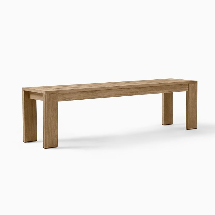 Telluride Outdoor Dining Bench (66") | West Elm (US)