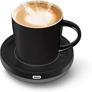 BESTINNKITS Smart Coffee Cup Warmer Set, Auto On/Off Gravity-induction Mug Office Desk Use, Candl... | Amazon (US)