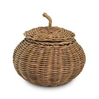 6.7" Pumpkin Rattan Basket by Ashland® | Michaels Stores