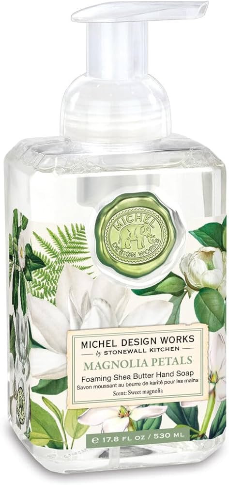 Michel Design Works Foaming Hand Soap 17.8oz, Magnolia Petals Scent and Design, Shea Butter and A... | Amazon (US)