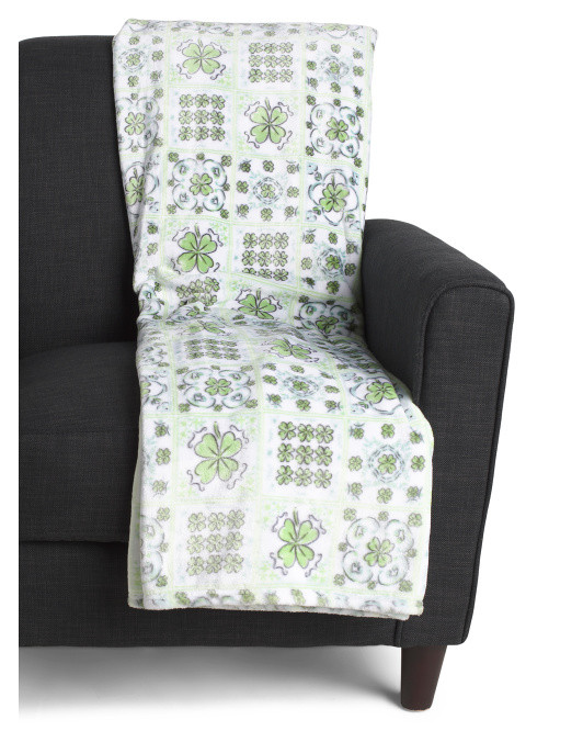 St Patricks Day Tiles Throw | TJ Maxx