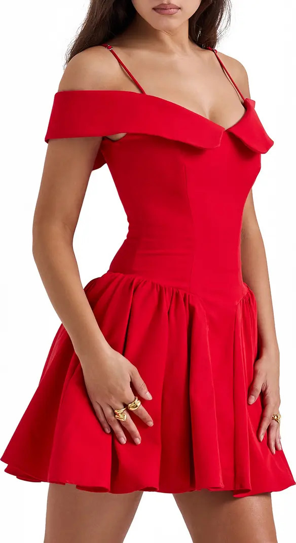 Elida Off the Shoulder Minidress | Nordstrom