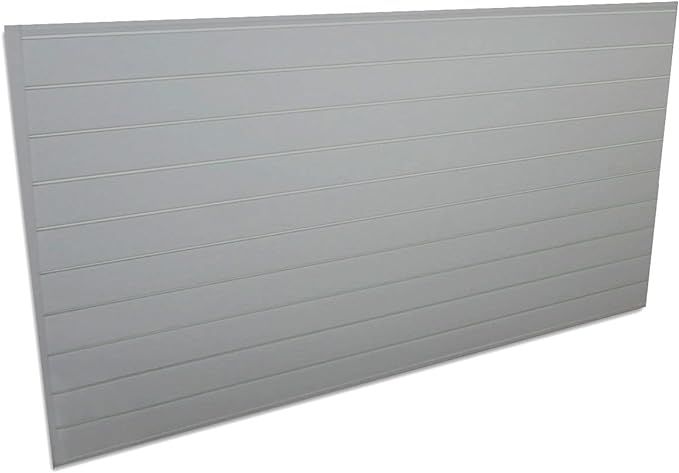 Proslat 88107 Heavy Duty PVC Slatwall Garage Organizer, 8-Feet by 4-Feet Section, Light Grey | Amazon (US)