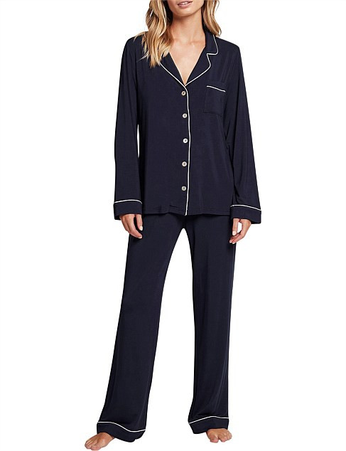 petra modal women's long sleeve pant pyjama lounge set | David Jones (Australia & New Zealand)