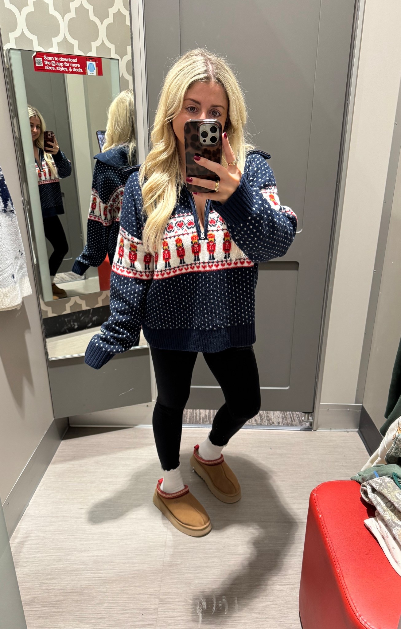 New target sweater 
Size large
Align leggings 
Uggs tts


#LTKHoliday #LTKFindsUnder100 #LTKGiftGuide