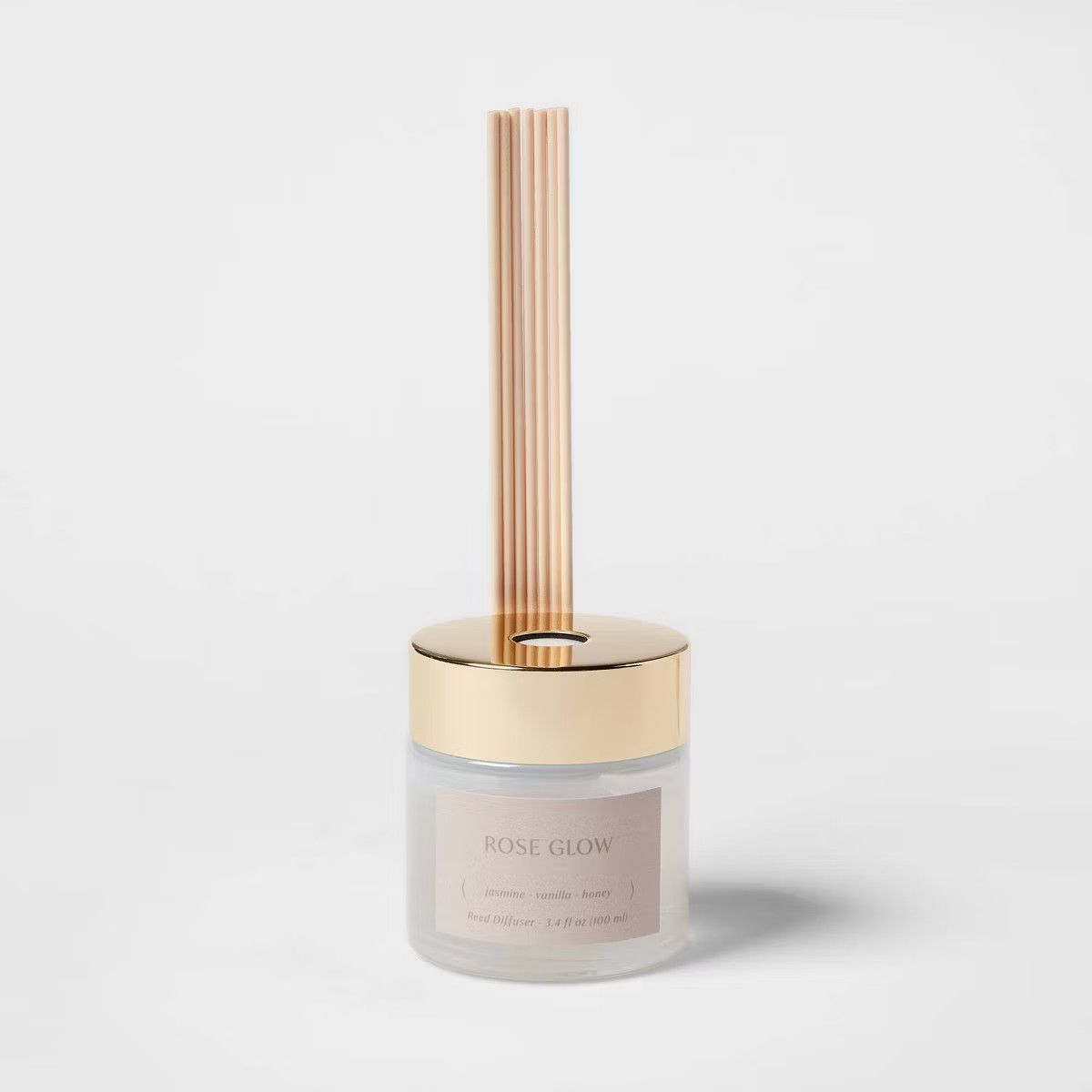 100ml Fiber Reed Diffuser Rose Glow - Threshold™ | Target