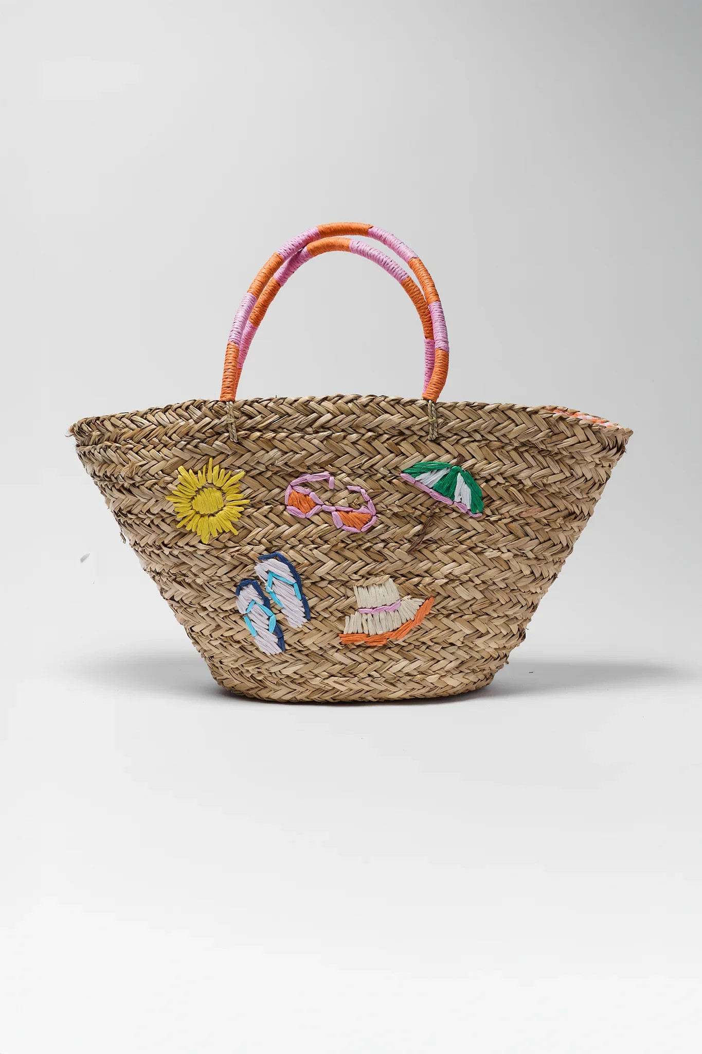 Woven Icon Embroidered Tote Bag | Avara