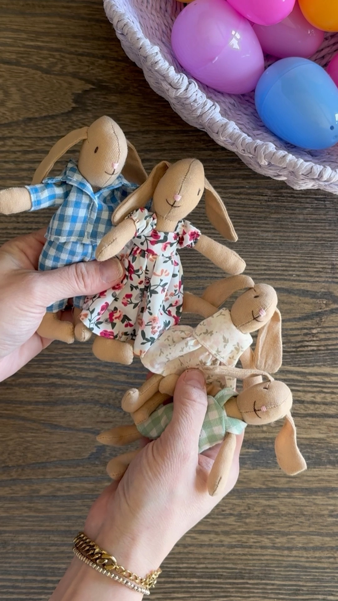 Heirloom mini plush bunny family 🥹 perfect for an Easter basket 

#LTKWatchNow #LTKKids #LTKSeasonal