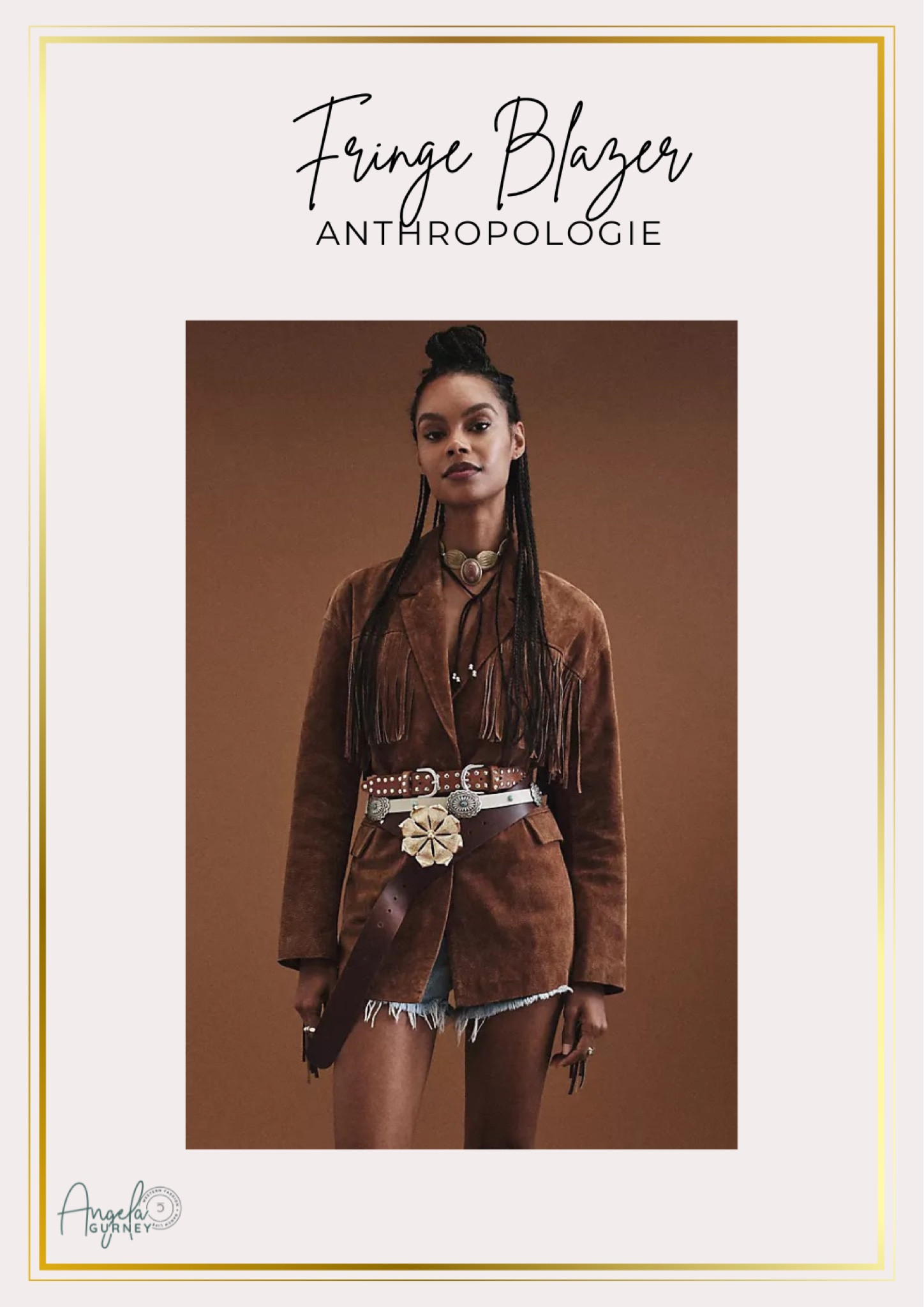 Anthropologie suede fringe blazer - western fashion, NFR fashion inspo, western style 

#LTKSeasonal #LTKStyleTip