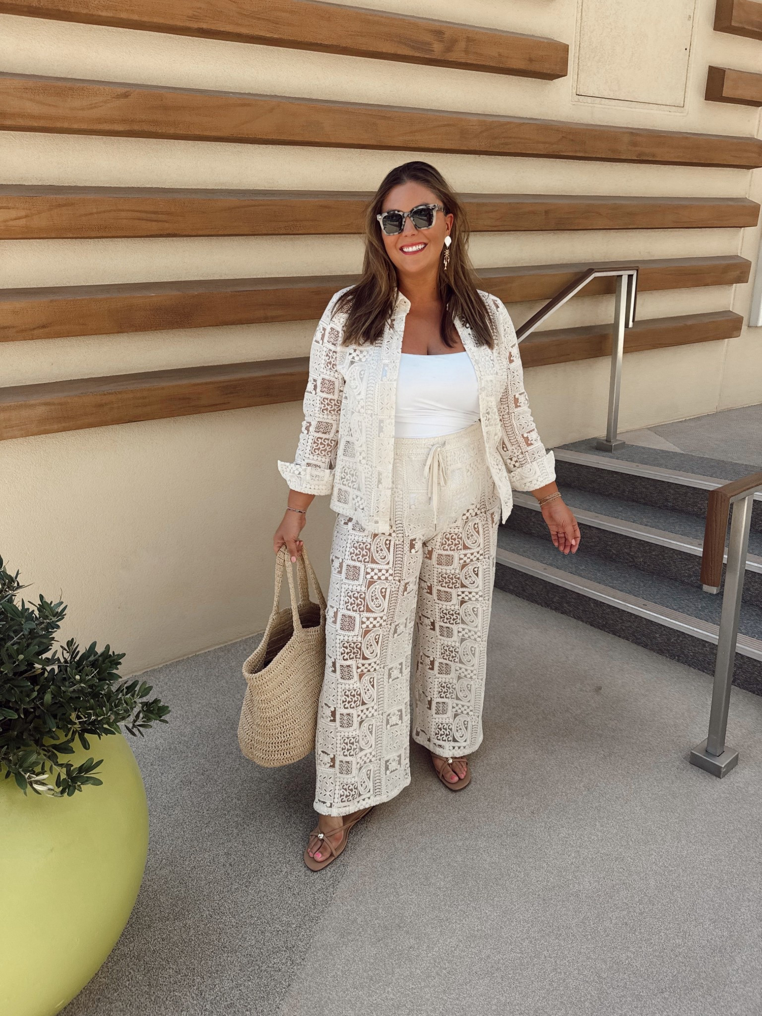 Wearing size 16 in swimsuit, 1X in pants, XL in shirt. Use CARALYNM at Cakes Body

#LTKSwim #LTKStyleTip #LTKPlusSize