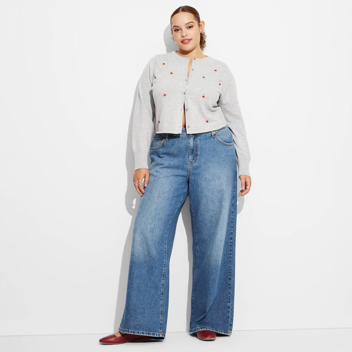 Women's Low-Rise Wide Leg Baggy Jeans - Wild Fable™ | Target