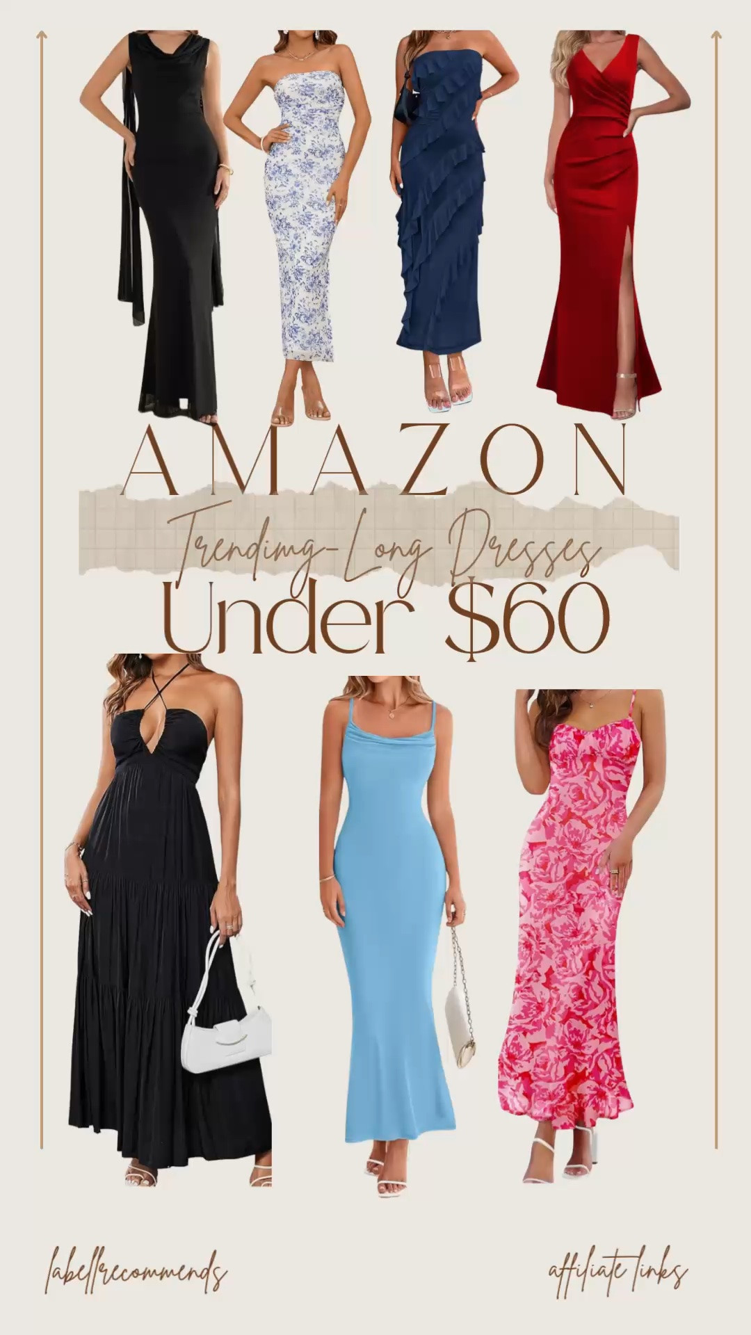 Trending on Amazon — long dresses! Perfect attire for wedding guests or other formal occasions. 

#amazonfashion #formaldresses #affordabledresses #amazonfinds

Wedding guest attire, long dresses, formal occasion dresses, dresses under $60#LTKFindsUnder100

#LTKWedding #LTKTravel