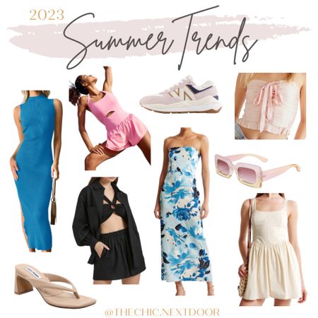 SPOTTED: 2023 Summer Trends☀️👙🛍

Now is the perfect time to try new things! Switch it up with these fun styles while staying cool! 
⠀⁣
What’s trending right now? ⠀⁣
✨ Linen Sets
✨ Onesie Athlesuire 
✨ Strapless Satin Maxi’s
✨ Court Sneakers 
✨ Kitten Heels
✨ Corset & Tie Bodice’s
✨ Retro Sunnies
✨ Cerulean Blue
⠀⁣
I’m loving the ! Which trend is your favorite?👇🏼⠀

Shop these looks on the @shop.ltk app! 
.
.
.
#liketkit #ltkshoecrush #ltkstyletip #ltktravel #ltk #ltkfashion #ltkstyle #ltksummer #summerstyles #summertrends #trendingstyle #lookstoshare #lookswelove #getdressedwithme #dressupdaily #dressuptime #shopwithme #summershoes #summershopping #vacaystyle #vacayoutfit #personalstylist #personalstyling #personalshoppers #shoppingforyou #shopforyou #virtualshopping #onlineshoppingaddict #shoppingguide

#LTKshoecrush #LTKunder50 #LTKstyletip