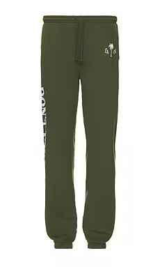 Free & Easy La Palma Heavy Fleece Sweatpants in Olive from Revolve.com | Revolve Clothing (Global)