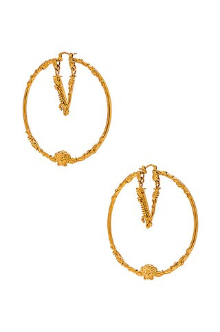 V Hoop Earrings | FWRD 