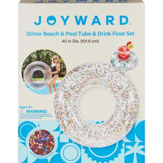 Joyward Glitter Tube & Drink Float Set | CVS Health