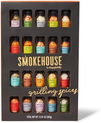 Smokehouse by Thoughtfully Ultimate Grilling Spice Set, Grill Seasoning Gift Set Flavors Include ... | Amazon (US)