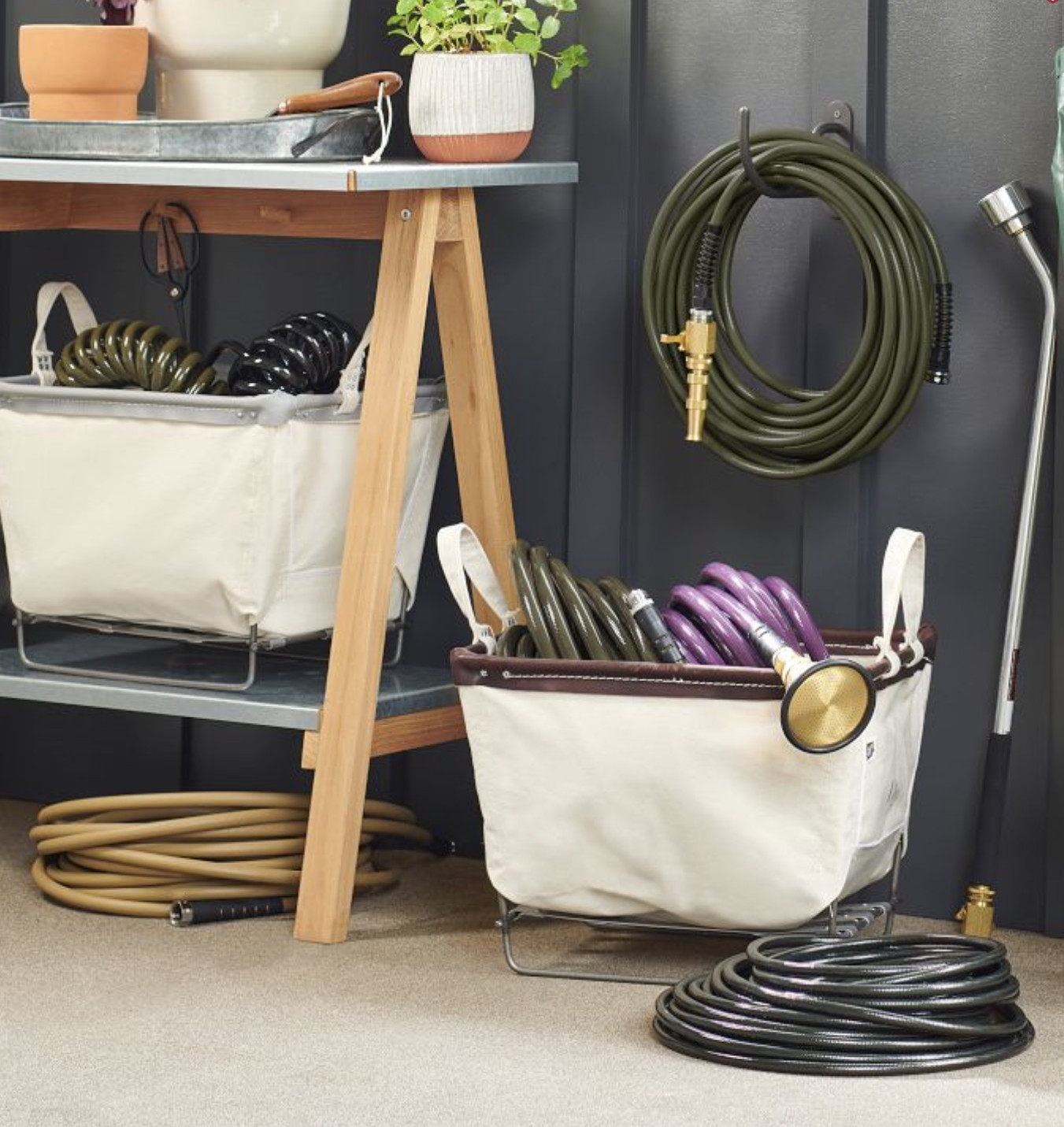 This garden hose is so sleek, lightweight, and flexible. And what makes it even better is that it's designed to prevent tangling and bending! #gardenhose #waterhose #gardeningsupplies #gardening #flowerbeds #gardentools 

 #LTKSeasonal #LTKOver40 #LTKHome