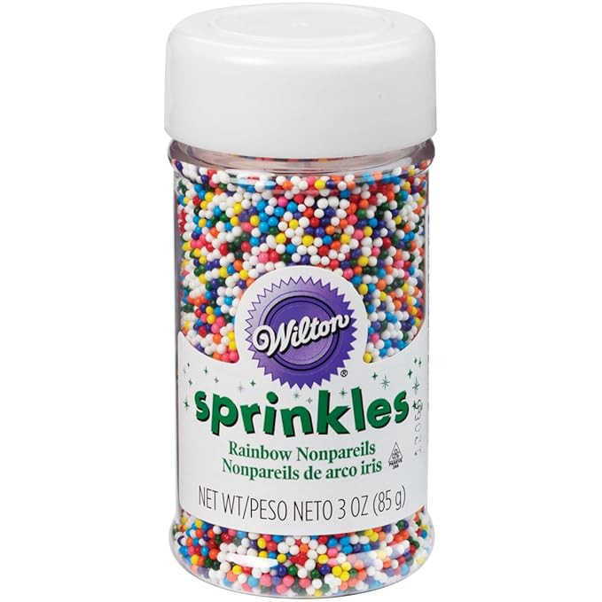 Wilton Rainbow Nonpareil Food Decorative, 3 oz, Multicolored | Amazon (US)