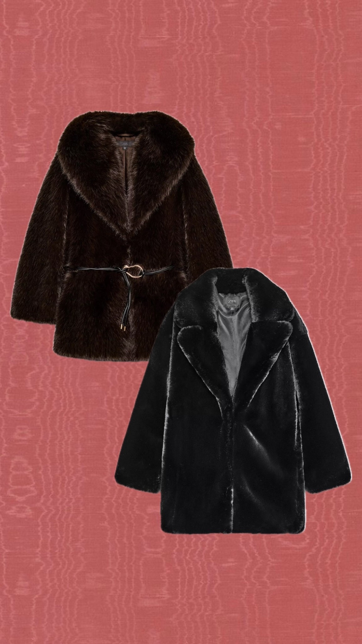 Just ordered the brown fur coat! Love these options from Zara!