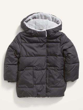 Unisex Hooded Long Frost-Free Puffer Jacket for Toddler | Old Navy (US)