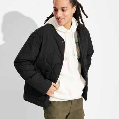 Men's Quilted Jacket - Original Use™ Black L | Target