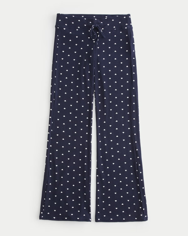 Cozy Ribbed Flare Pants | Hollister (US)