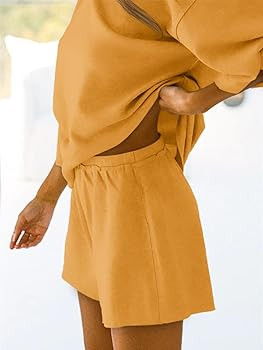 Tankaneo Womens Pajama Sets 3/4 Sleeve Oversized Tops & Loose Fit Shorts Lounge Set with Pockets ... | Amazon (US)