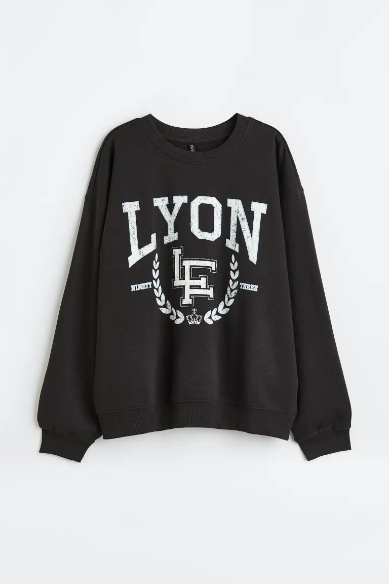 Sweatshirt with Motif | H&M (US + CA)