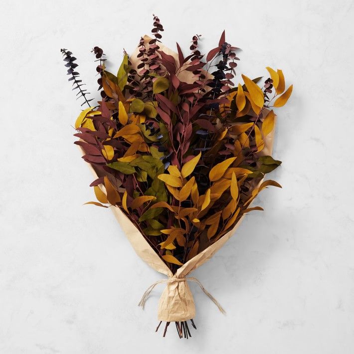 Preserved Falling Leaves Bunch | Williams-Sonoma