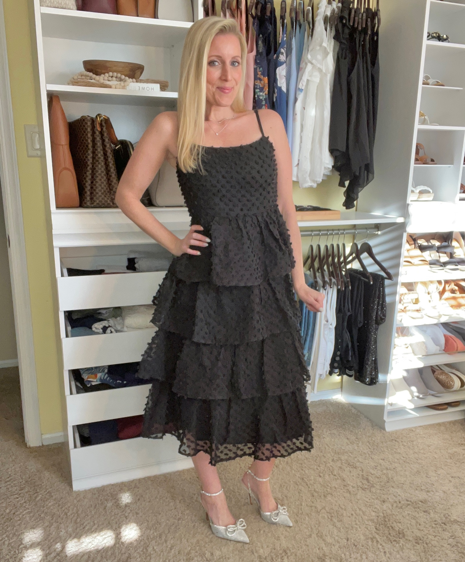 Such a fun Pom Pom tiered dress for a night out! 💃🏼 

#LTKstyletip #LTKwedding #LTKshoecrush