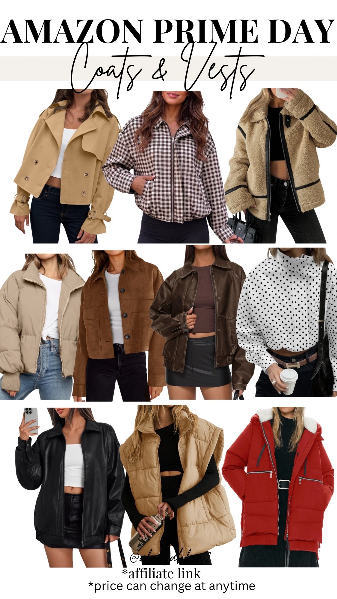 Coats & Vests on sale for Prime Day!

Fall coat sale, Amazon fall coat, Amazon prime day winter coat, Amazon prime day fall coat, winter coat sale, Amazon winter coat