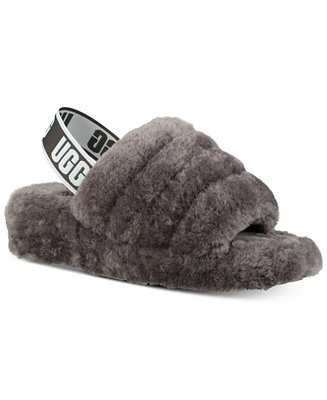 UGG® Women's Fluff Yeah Slide Slippers & Reviews - Slippers - Shoes - Macy's | Macys (US)