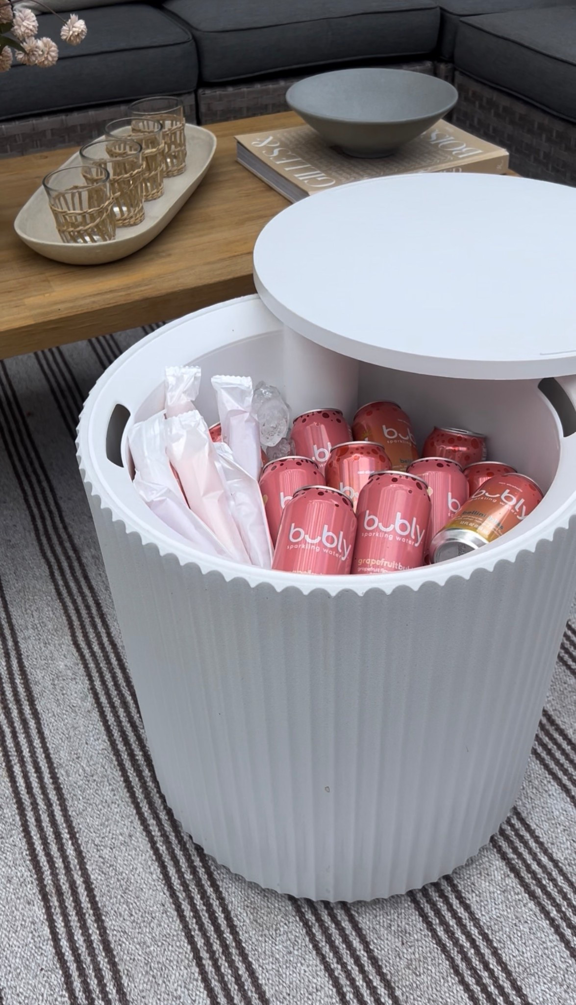 this might be one of my favorite spring finds ☀️

I’ve been trying to keep our outdoor space simple but still functional… and this cooler that doubles as a side table just makes sense

filled it with ice, drinks + popsicles for the kids and now everything we need is in one spot (without adding more clutter)

it’s one of those pieces that actually works for real life but still looks put together

linked it here 🤍

be honest… would you use this as a side table or just a cooler?

#LTKHome #LTKSaleAlert #LTKSeasonal