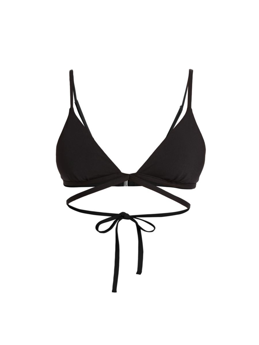Harlen Strappy Triangle Bikini Top | Saks Fifth Avenue