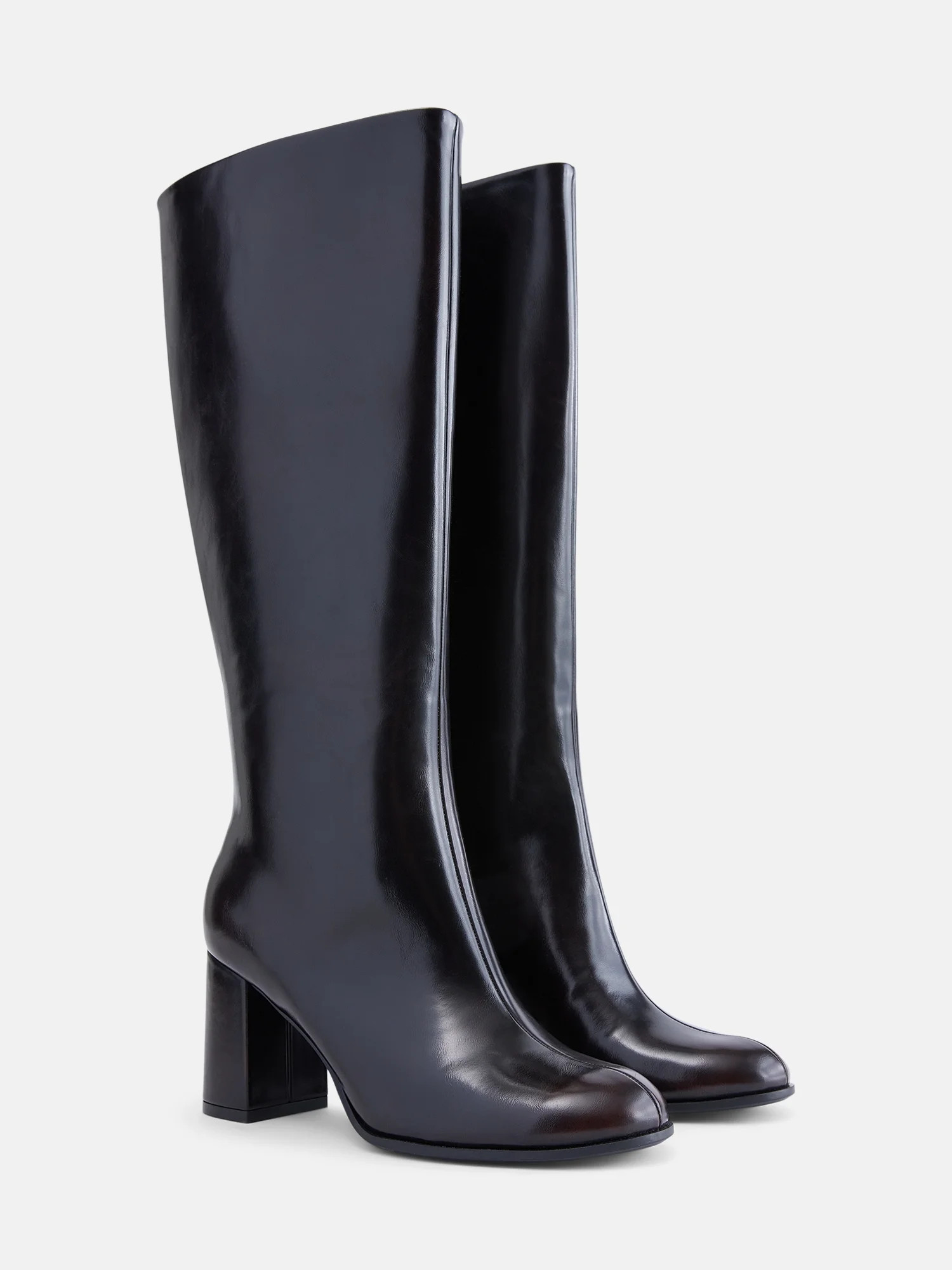 No Boundaries Women's Block Heel Dress Boots | Walmart (US)