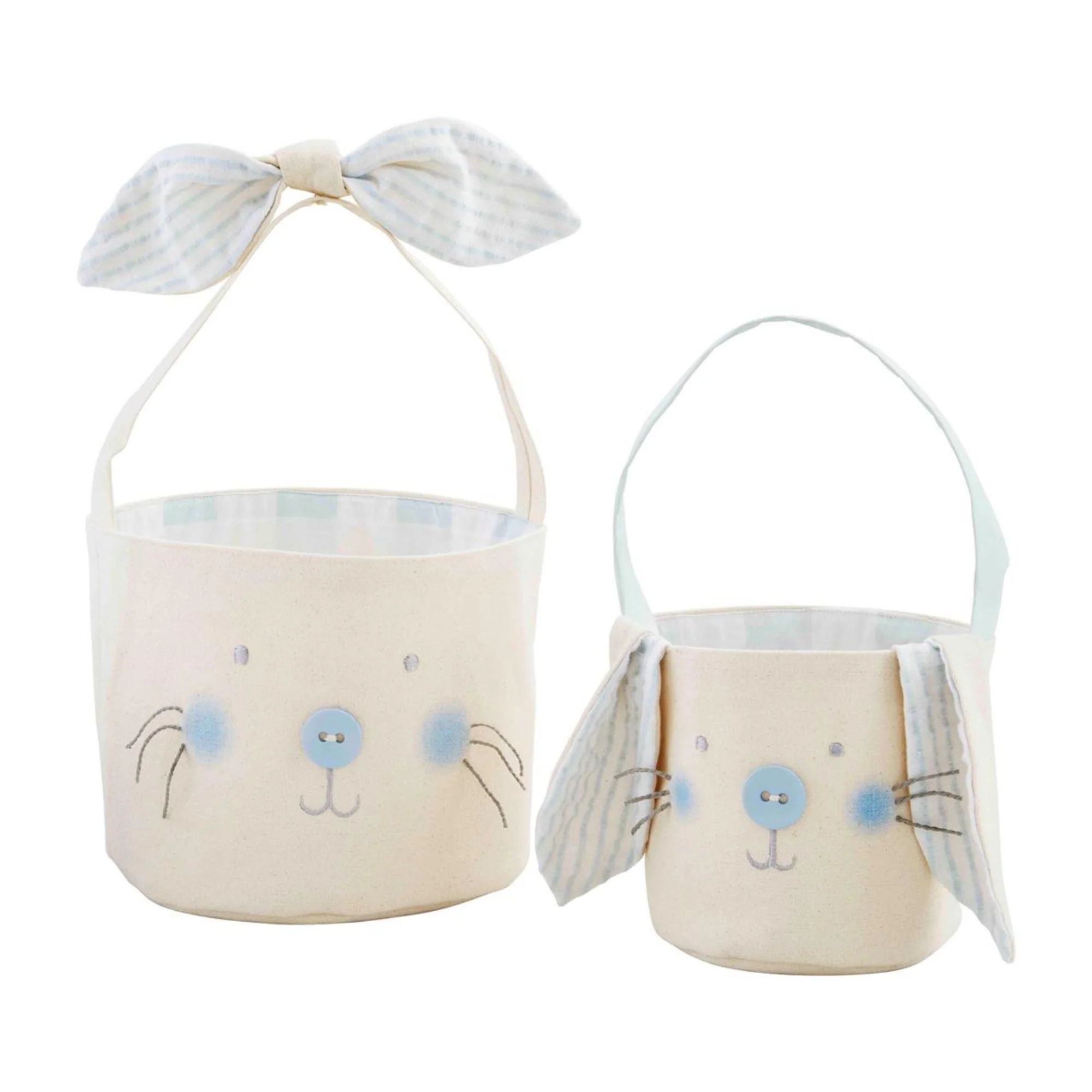 Blue Bunny Canvas Basket Set | SpearmintLOVE