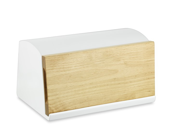 Williams Sonoma Ceramic & Wood Bread Box | Williams-Sonoma
