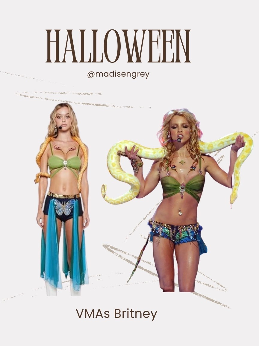 Britney Spears VMA Boa Snake costume! Available on Amazon and comes before Halloween! 

#LTKHalloween