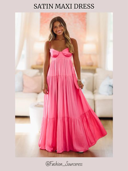 Pink satin maxi dress that is perfect for any social occasion or date night 

Maxi dresses, formal dress, bridesmaids dresses, special event dresses, formal maxi dress, long wedding guest dress, fancy date night dress, pink dresses, summer maxi dress, formal event dress, wedding guest dresses, long wedding guest dresses , party dress , formal outfit 

#LTKWedding #LTKStyleTip #LTKParties