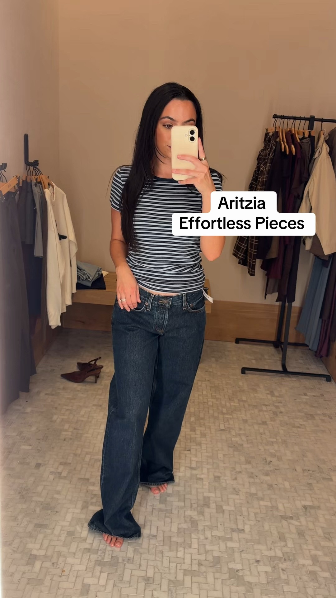 We love a simple, chic, effortless look! 

This top I actually tried on with PJ bottoms as a set and I LOVED it. It is so soft. But it also pairs PERFECT with jeans! These jeans are the it girl jeans. I was so excited to try them on since all the cool fashion girlies seem to have them 😂

Links in bio! 🔗

@Aritzia @AGOLDE #aritzia #aritziafall #aritziatryon #aritziahaul #aritziabasics

#LTKootd #LTKPetite #LTKgrwm