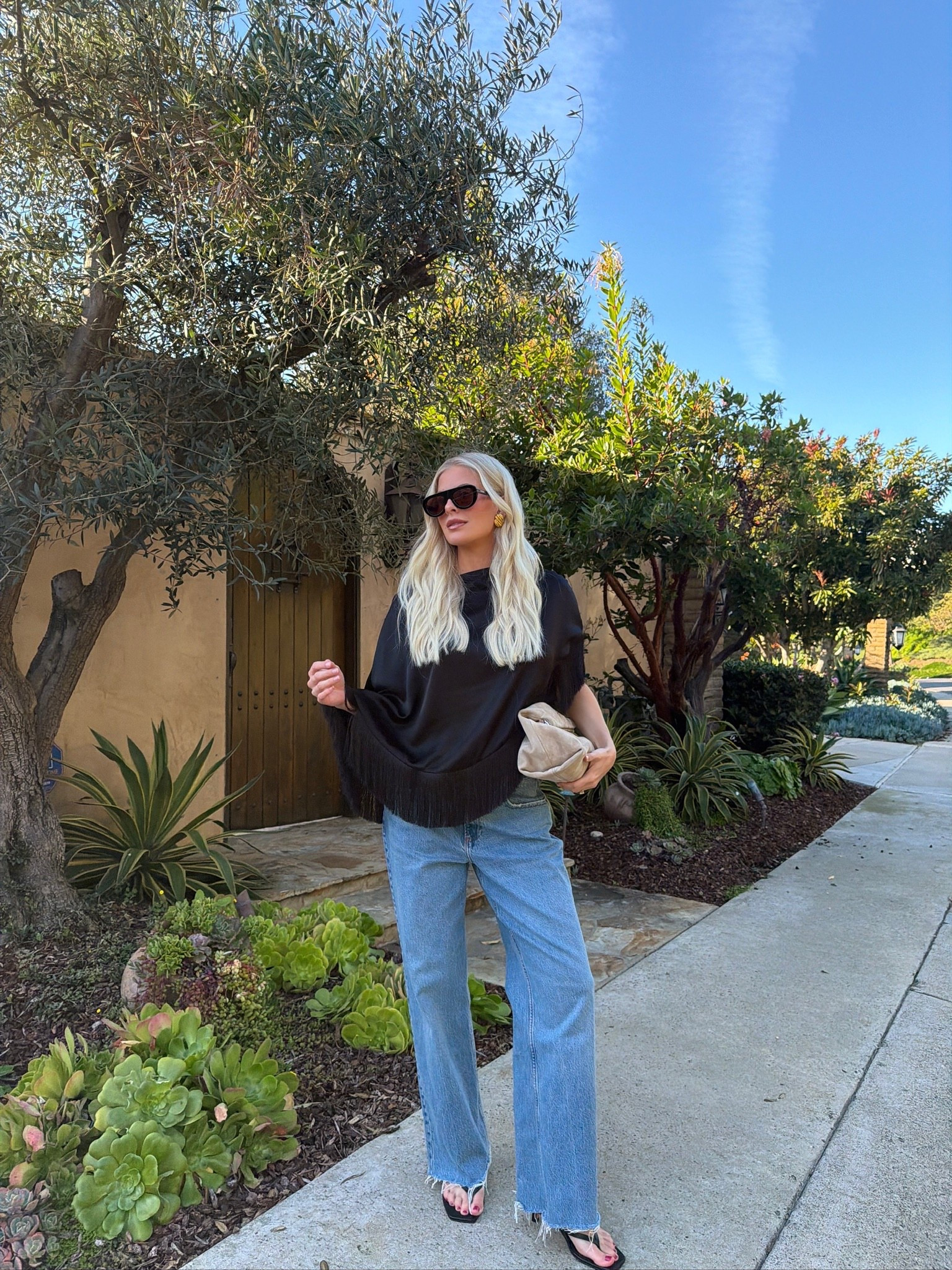 Wearing a small in top, 28 reg in jeans - code AFKATHLEEN (medium with raw hem, size up for pregnancy), shoes are older - linked similar! #kathleenpost

Causal dinner outfit, casual date night, poncho top outfit, date night outfits 

#LTKootd #LTKSeasonal