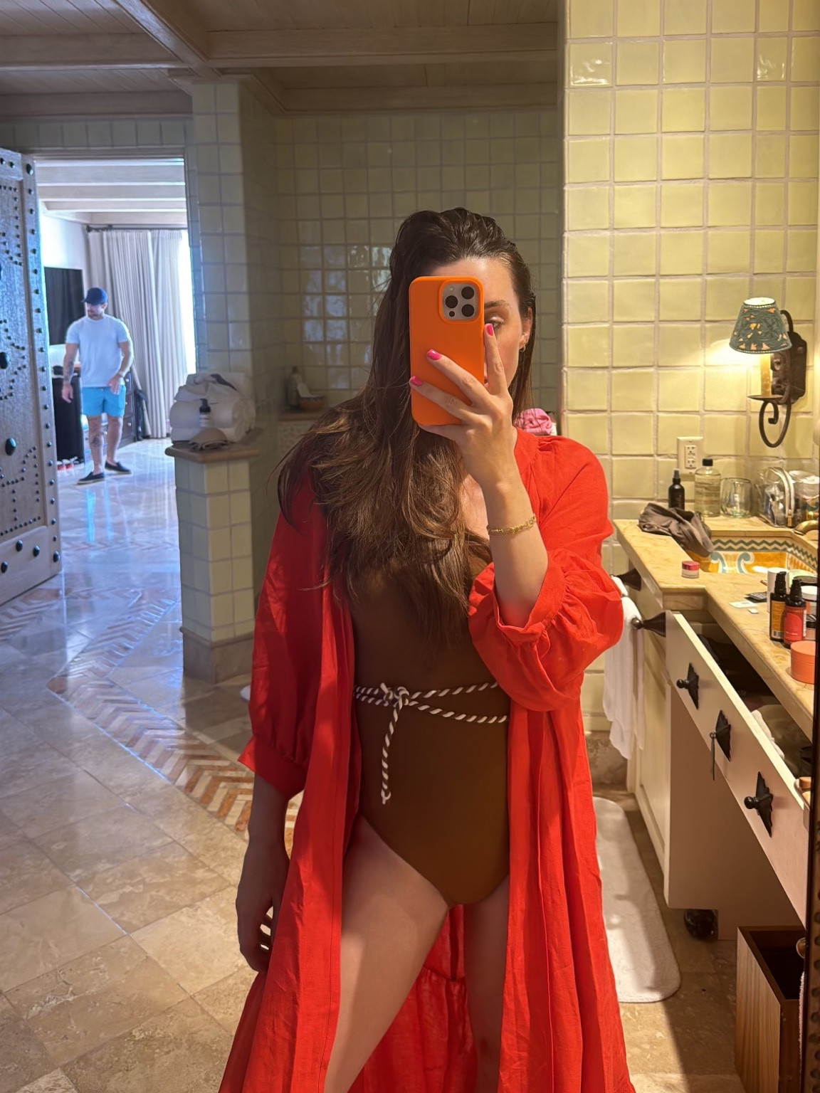 Such a gorgeous coverup for beach days