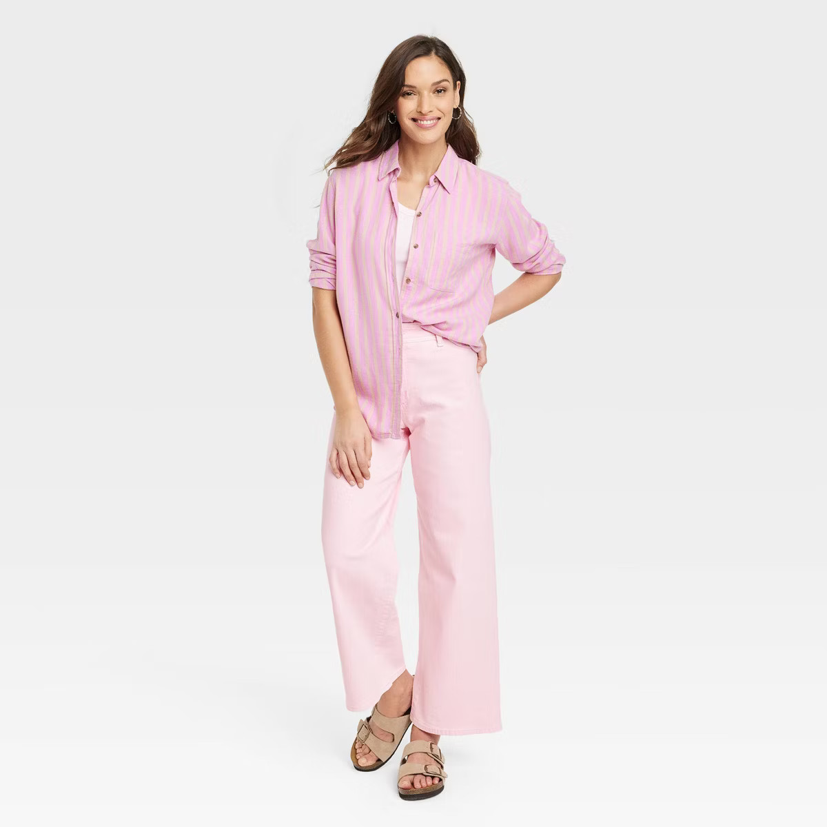 Women's High-Rise Sailor Wide Leg Ankle Jeans - Universal Thread™ | Target